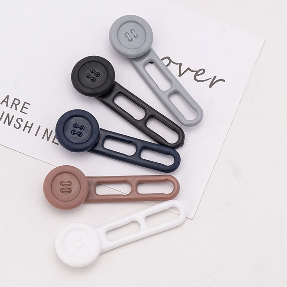 Button Hole Cutter - 10Pcs Elastic Pants Extender Buttons Neck