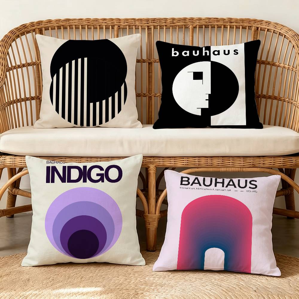 Century Textile & Sewing Supply Avenue C North Saskatoon Sk - Mid Century Modern Bauhaus Abstract Pillowcase