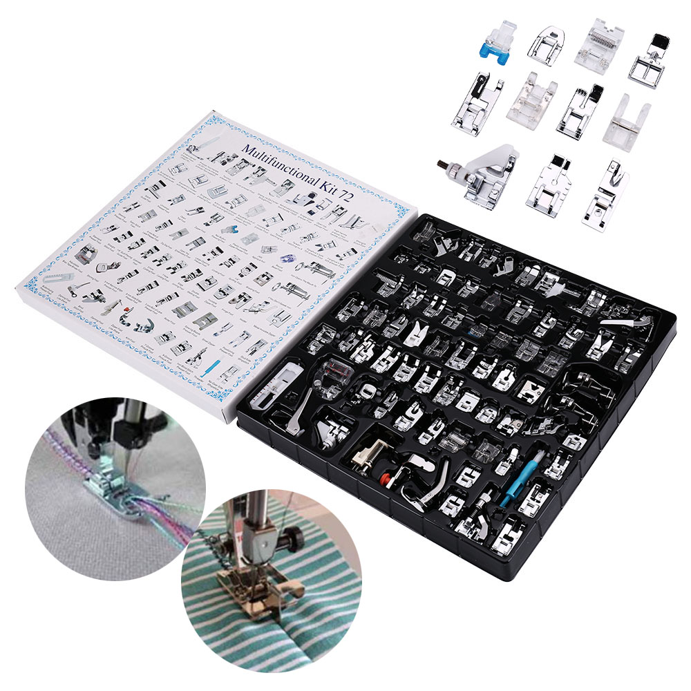 Zipper Foot Presser - Sewing Machine Presser Foot 11-82pcs/Set Press