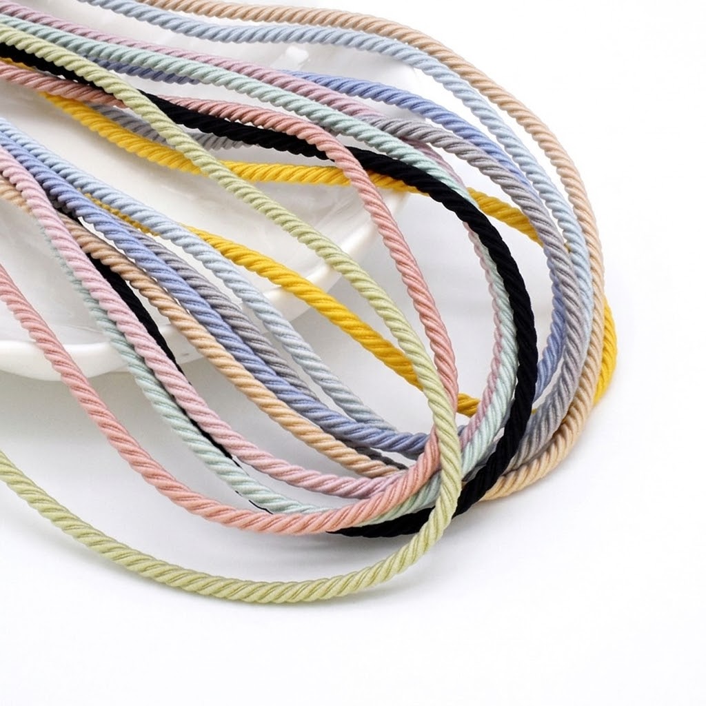 5M/Lot 2.5mm Elastic Rope Brai - Sewing Necessities 评论和价格