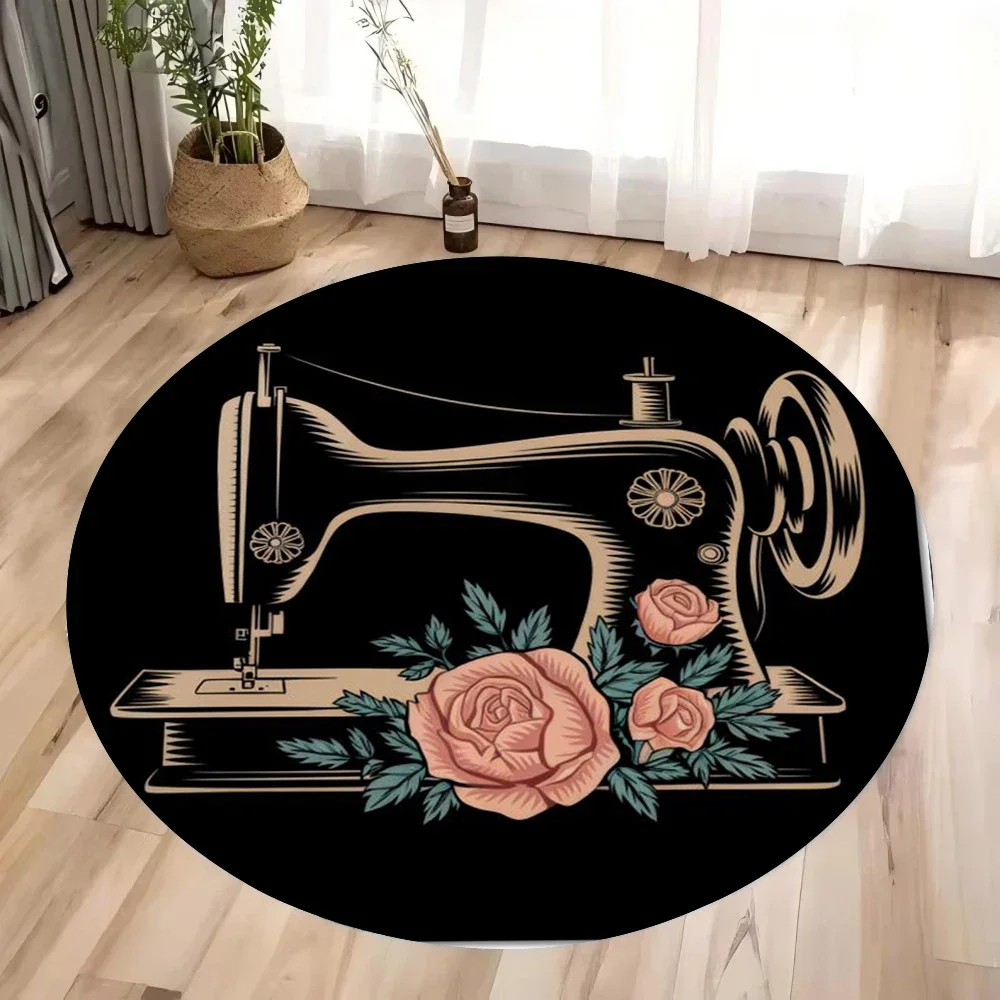 ~O~Vintage Sewing Machine Roun - Sewing Machine For Textile 评论和价格