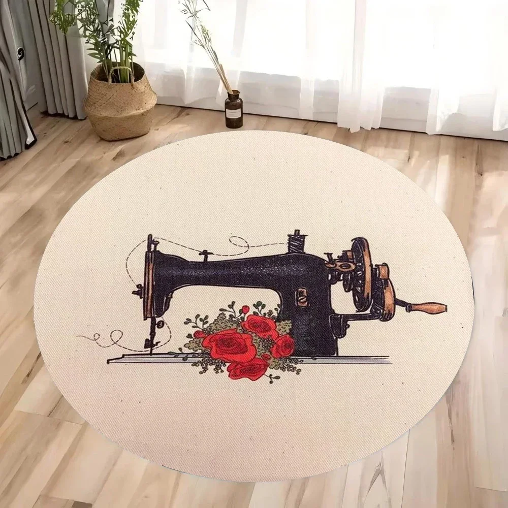 ~O~Vintage Sewing Machine Roun - Sewing Machine For Textile 评论和价格