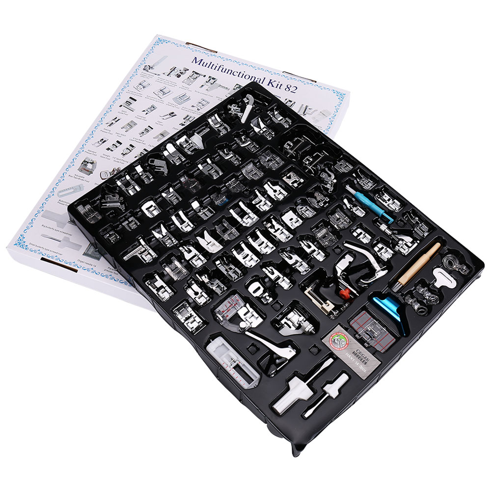 11-82pcs/Set Sewing Machine Pr - Zipper Foot Presser 评论和价格
