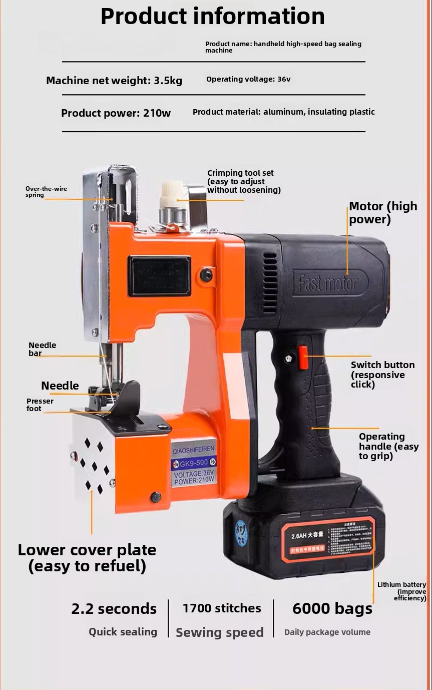 GK9-370 Handheld Dual Electric - Sewing In Textile Industry 评论和价格