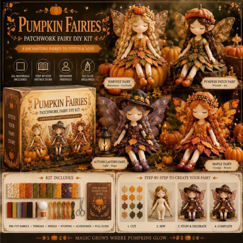 DIY Fairy Patchwork Sewing Kit - Sewing Textile Art 评论和价格