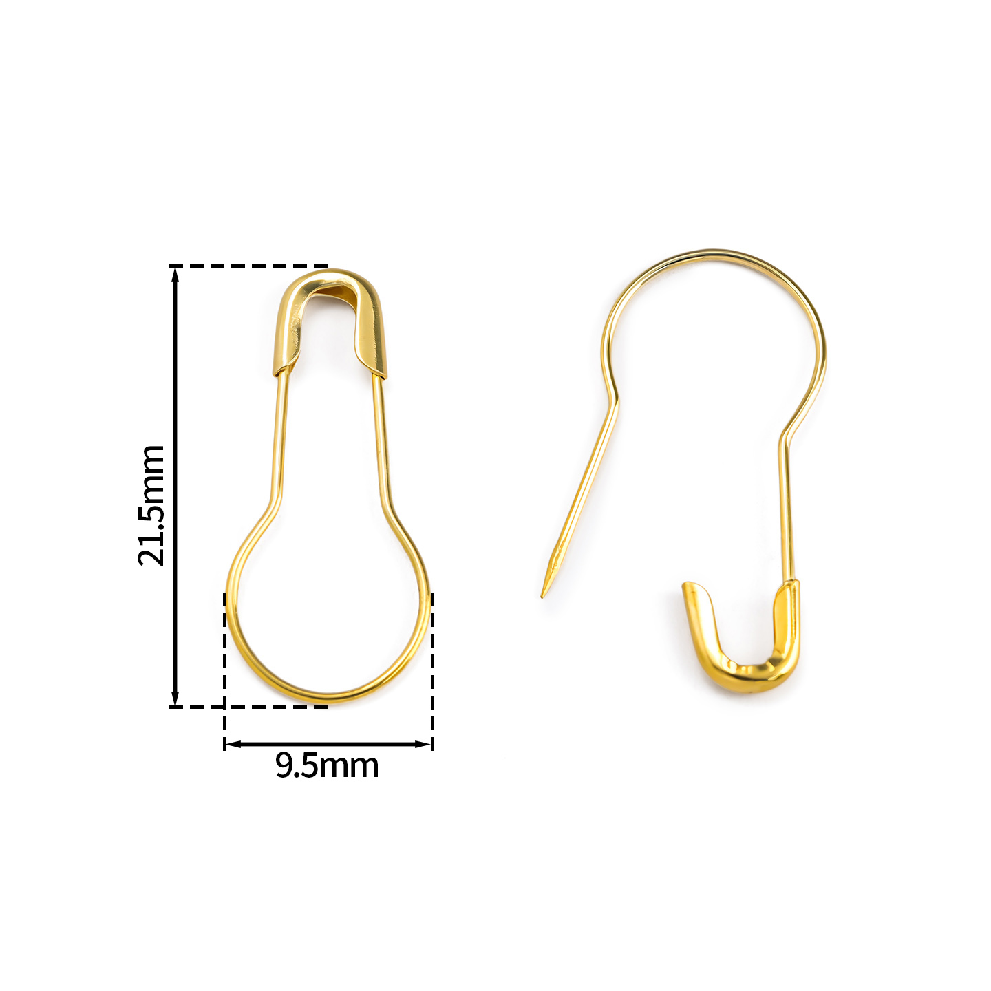 100Pcs/Lot Metal Gourd Safety  - Sewing Necessities 评论和价格