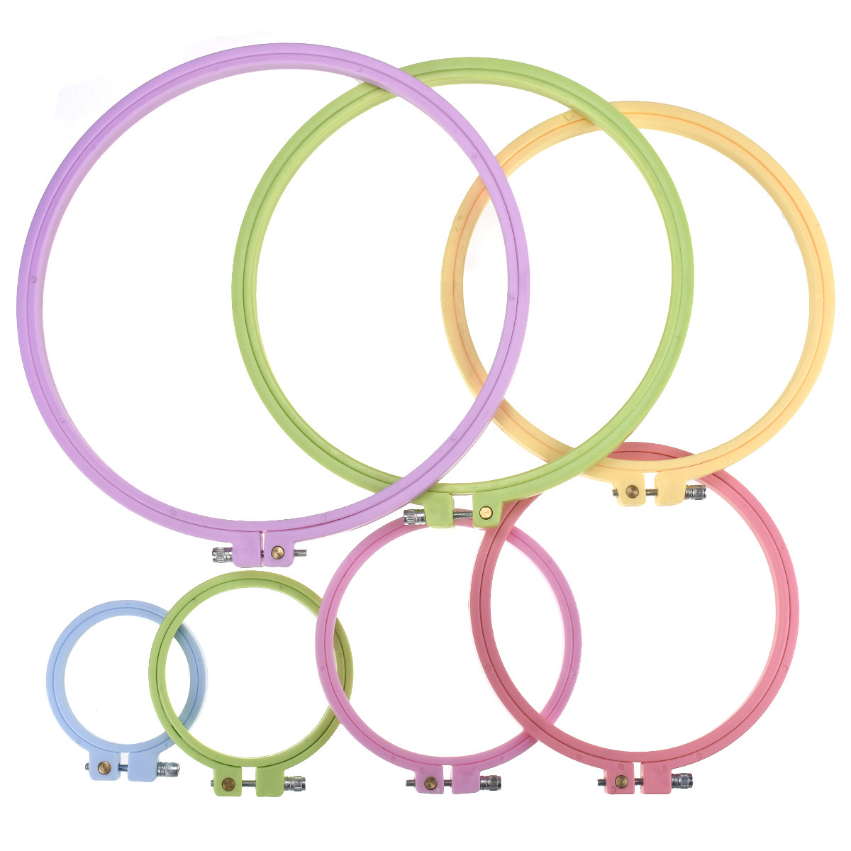 1/7pcs 7-25cm Plastic Embroide - Sewing Necessities 评论和价格