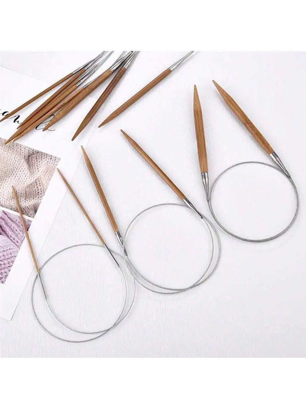 1Pcs 3.0-10mm Natural Bamboo C - Sewing Necessities 评论和价格