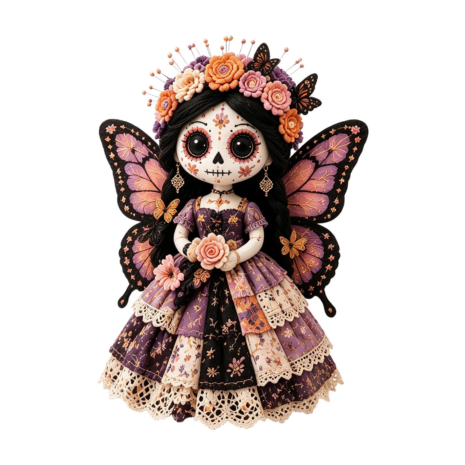 Vintage Day Of The Dead Patchw - Sewing Gathering 评论和价格