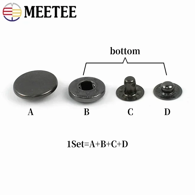 Meetee 10/20Sets Metal Snap Bu - Button Hole Cutter 评论和价格
