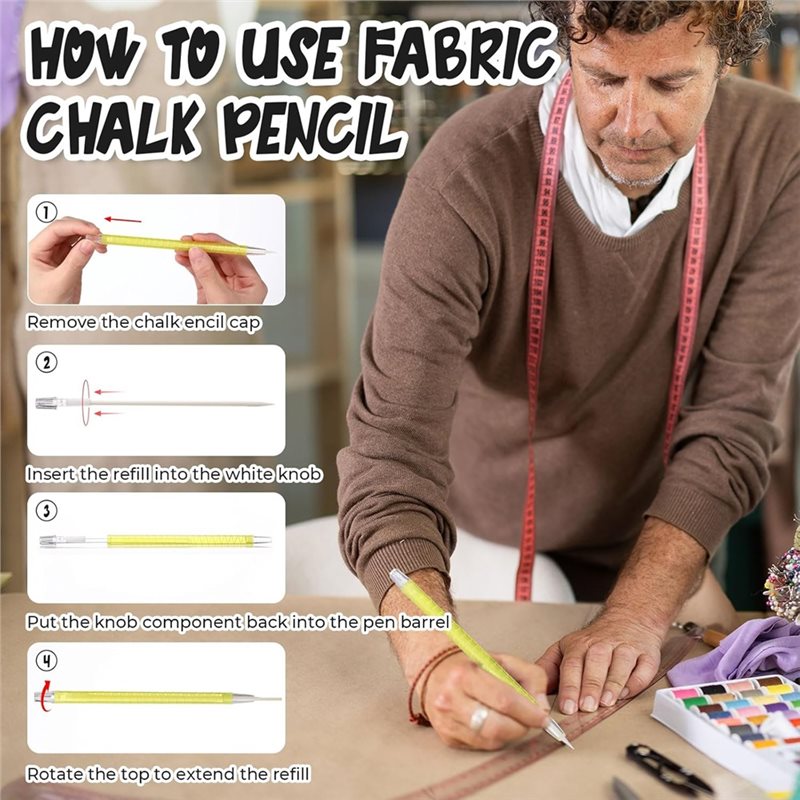 White Refill Fabric Markers An - Tailor Chalk Marker 评论和价格